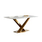 Glam Sintered Stone Top Standard Dining Table Rectangle Shape Dining Table for Kitchen Clearhalo ' dining_table' 'Dining Tables & Seating' 'Dining Tables' 'furn' 'furn_dining_table' 'Furniture' 'furniture_dining_table' 'Kitchen & Dining Furniture' 'kitchen&dining_furn' 'kitchen' 'kitchen_dining_table' 1200x1200_e3fd70bc-7edb-4003-b83f-9e09a8d6775a