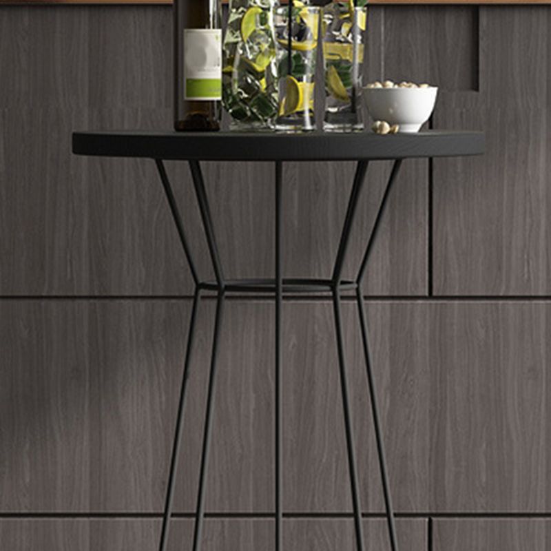 Set da bar in metallo e legno 1/2/3 pezzi Sgabello e tavolo da bar rotondi moderni