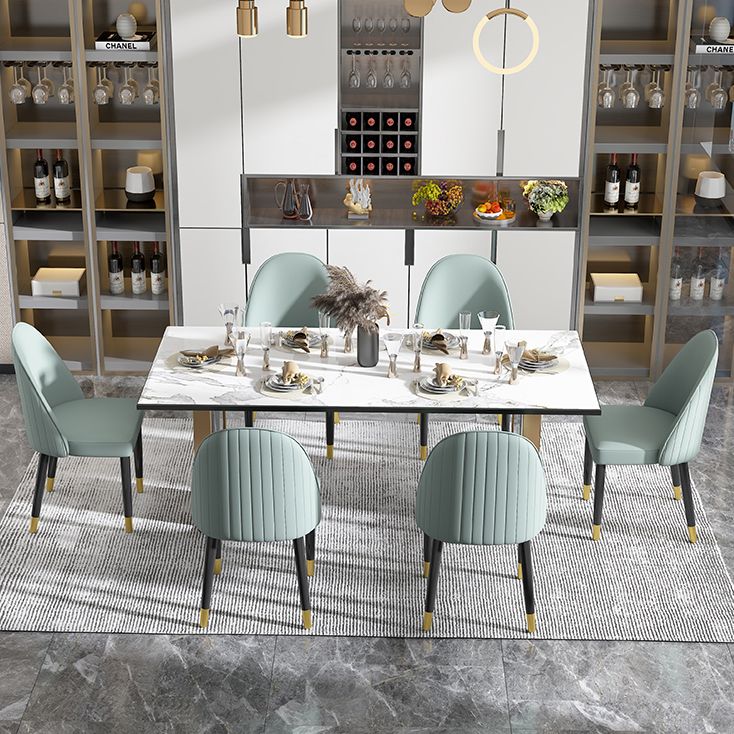 Scandinavian Style Dining Chair Wood Dining Room Armless Cushioned Parsons Chair (Set of 2) Clearhalo ' kitchen&dining_furn' 'Dining Chairs' 'Dining Tables & Seating' 'dining_chair' 'furn' 'furn_dining_chair' 'Furniture' 'furniture_dining_chair' 'Kitchen & Dining Furniture' 'kitchen' 1200x1200_e403e361-15ab-42ab-bf25-3936b073670f