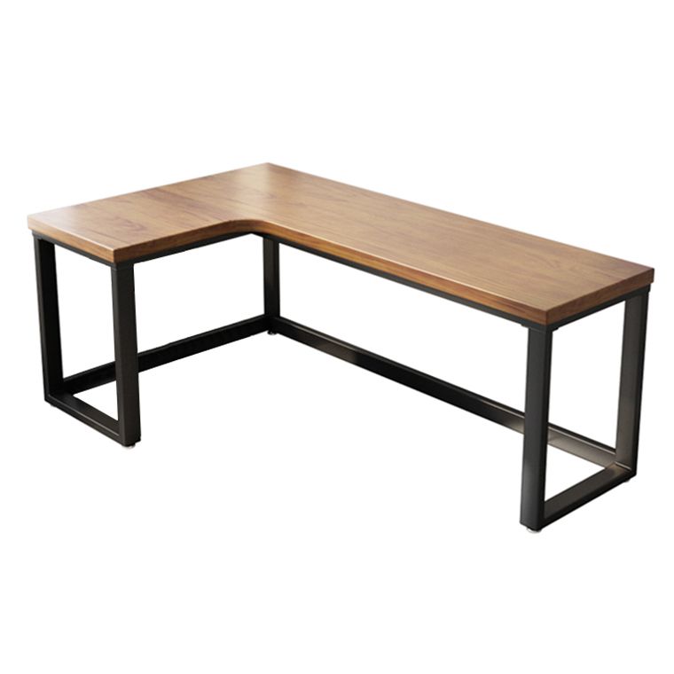 Solid Wood L-Shaped Writing Table Simplicity Fixed Work Desk Clearhalo 'Furniture' 'furniture_office_desk' 'Office Desks' 'Office Furniture' 'office_desk' 1200x1200_e4071ff6-7cb1-433b-9a1f-342101e4e77b