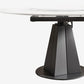 Modern Sintered Stone Top Dining Table Extendable Round Table with Pedestal Base Clearhalo 'Dining Tables & Seating' 'Dining Tables' 'dining_table' 'furn' 'furn_dining_table' 'Furniture' 'furniture_dining_table' 'Kitchen & Dining Furniture' 'kitchen' 'kitchen_dining_table' 1200x1200_e40748f4-28a2-4c4c-a6bb-e15360c729e6