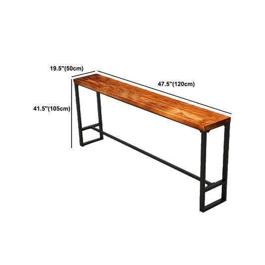 Industrial 1/2/6/11 pezzi tavolo in legno massiccio set di contanti fisso