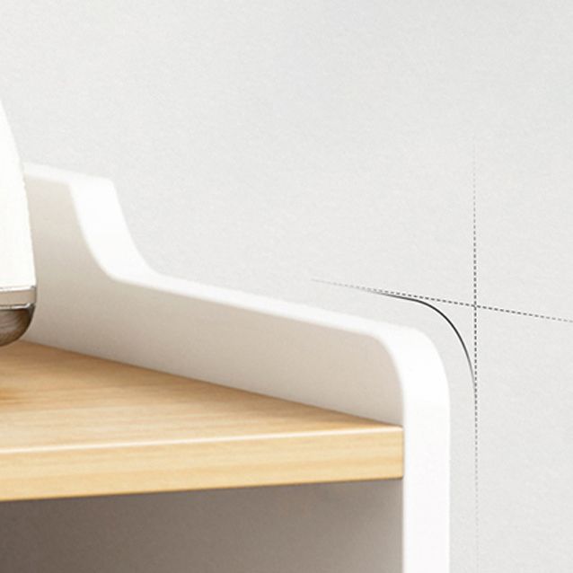 Scheda in legno ingegnerizzato in stile moderno con porta e cassetto