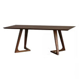 Modern Style Rectangle Dinner Table Solid Wood Double Pedestal Base Table for Home Use Clearhalo ' dining_table' 'Dining Tables & Seating' 'Dining Tables' 'furn' 'furn_dining_table' 'Furniture' 'furniture_dining_table' 'Kitchen & Dining Furniture' 'kitchen&dining_furn' 'kitchen' 'kitchen_dining_table' 1200x1200_e4089778-98ad-427b-be3e-b0d5dd6c536c