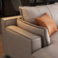 Eingebrauchtes Armsofa & Chaise 129.92 "W 66,93" X D 31,5 H "X Loose Back Sofa, Kunstleder
