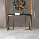 11" Wide Stone Contemporary Console Table Rectangle End Table