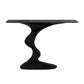 Modern Console Table Rectangle Stone Accent Table , 25.5 inch Wide