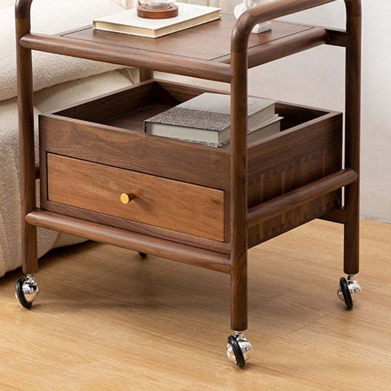 Tavolo d'angolo modernistico con tavolo da soggiorno rettangolare a doppio livello rettangolare