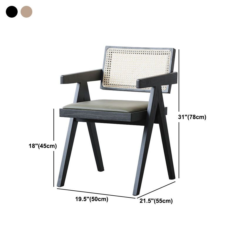Modern Dining Room Dining Chairs Rubber Wood Dining Side Chairs Clearhalo 'Dining Chairs' 'Dining Tables & Seating' 'dining_chair' 'furn' 'furn_dining_chair' 'Furniture' 'furniture_dining_chair' 'Kitchen & Dining Furniture' 1200x1200_e40c3efa-974e-4929-ab16-db2175fd7c2d