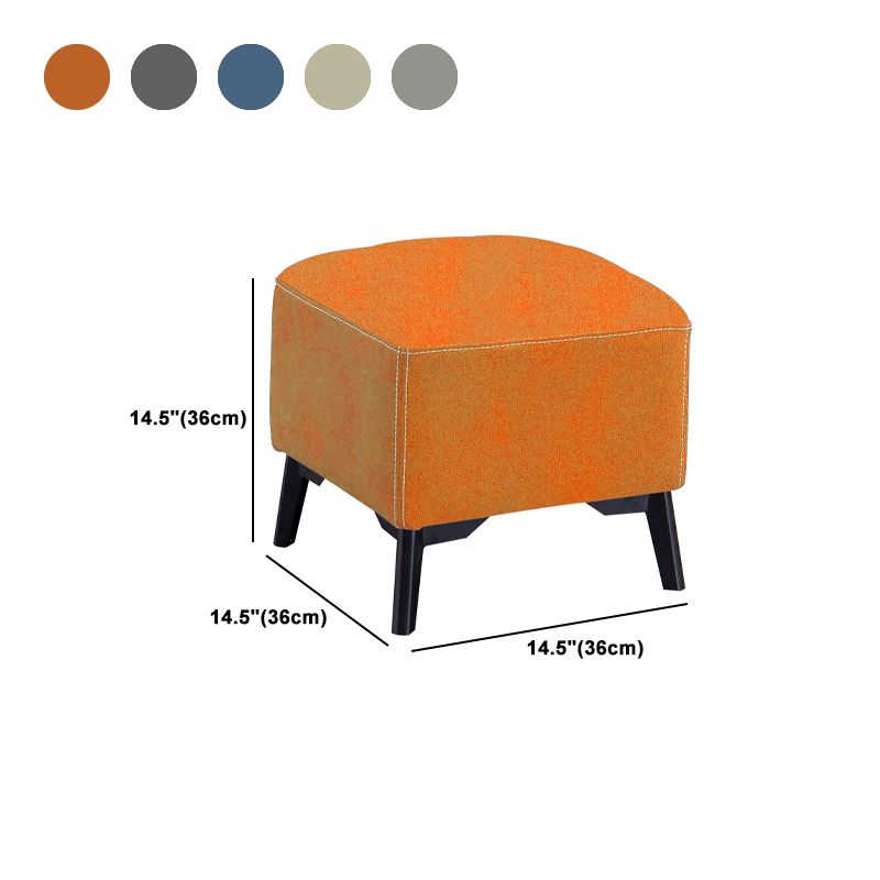 Contemporary Plain Chair Ottoman Plain Cotton Tufted Footstool Ottoman Clearhalo 'furn' 'furn_ottomans_poufs' 'Furniture' 'Living Room Furniture' 'Ottomans & Poufs' 'ottomans_poufs' 1200x1200_e40d73e2-c7d9-4b57-84ec-a6efe9386cf0