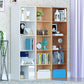 Modern Engineered Wood Bookcase Standard Closed Back Bookshelf