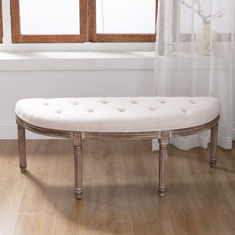 Traditional Solid Wood Seating Bench Distressed Finish Bench Clearhalo 'Benches' 'Chairs & Seating' 'furn' 'furn_benches' 'Furniture' 'Living Room Furniture' 1200x1200_e40f9a8f-b1d0-45f3-be8b-741fbddfd0e9