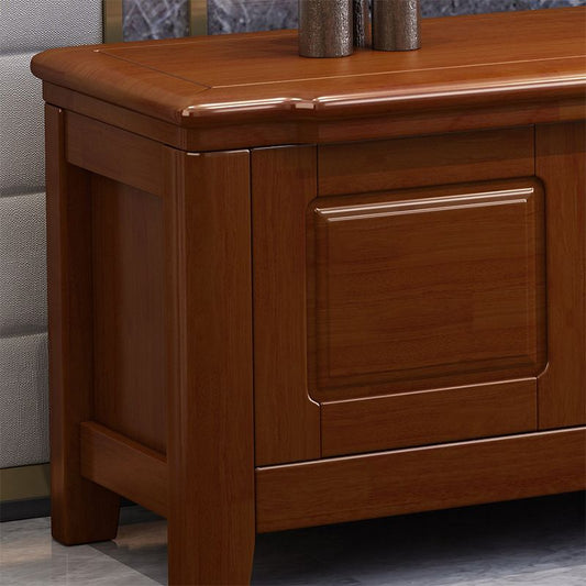 Console TV in legno tradizionale per i media televisivi con cassetti