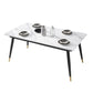 Modern Style Sintered Stone Dining Table Set 1/3/5/7 Pieces Dining Set for Home Clearhalo 'Dining Room Sets' 'Dining Tables & Seating' 'dining_room_set' 'furn' 'furn_dining_room_set' 'Furniture' 'furniture_dining_room_set' 'Kitchen & Dining Furniture' 1200x1200_e410b28d-a91a-48b1-81a6-b639ab0a40d4