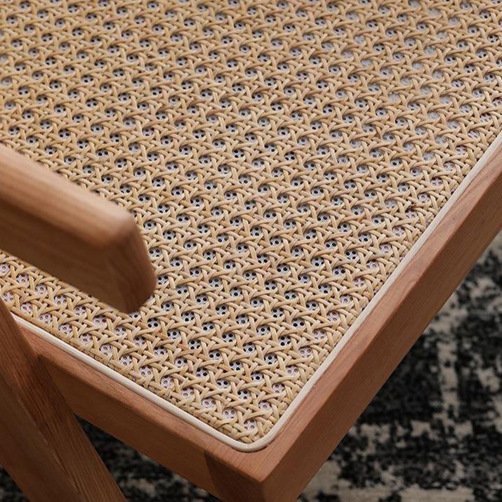 Traditional Wood Dining Chair Cane Back Dining Arm Chairs for Home Use Clearhalo ' kitchen&dining_furn' 'Dining Chairs' 'Dining Tables & Seating' 'dining_chair' 'furn' 'furn_dining_chair' 'Furniture' 'furniture_dining_chair' 'Kitchen & Dining Furniture' 'kitchen' 1200x1200_e411a814-3134-44b4-966d-9b4c4b6017ae