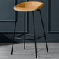Contemporary Faux Leather Counter Stool Counter Height Bar Stool with Footrest Clearhalo 'Bar Furniture' 'Bar Stools' 'bar_stools' 'furn' 'furn_bar_stools' 'Furniture' 'Kitchen & Dining Furniture' 1200x1200_e413356a-3450-4d2d-a899-7bd4130989ec