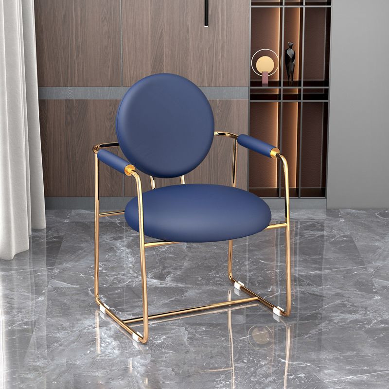 Scandinavian Style Upholstered Arm Side Chairs Open Back Dining Side Chairs (Set of 2) Clearhalo ' kitchen&dining_furn' 'Dining Chairs' 'Dining Tables & Seating' 'dining_chair' 'furn' 'furn_dining_chair' 'Furniture' 'furniture_dining_chair' 'Kitchen & Dining Furniture' 'kitchen' 1200x1200_e413ce35-600d-46af-9bda-395202a50d0d