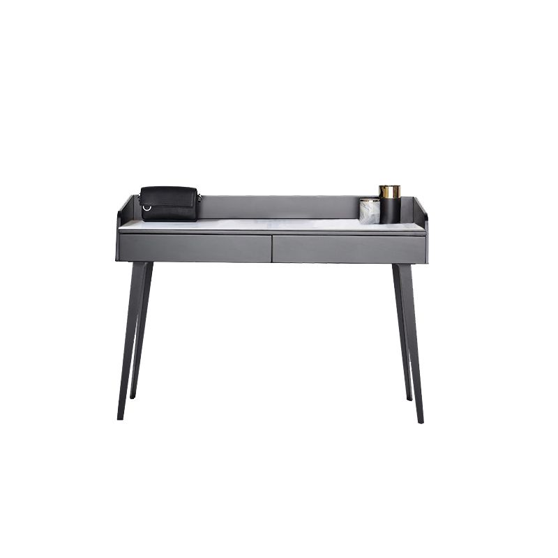 Set di vanità contemporanei 2 cassetti di stoccaggio con sgabelli imbottiti 29,5 "di altezza