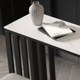 メタルダブルペデスタルバーテーブルモダンな長方形バーの高さテーブル