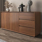 Tavolo da buffet in legno Scheda laterale in stile contemporaneo con armadi e cassetti