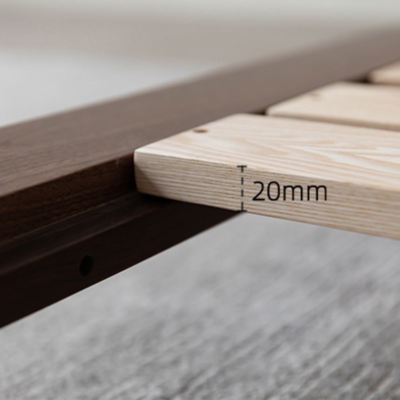 Letto standard in legno massiccio letto rettangolare tropicale con testiera