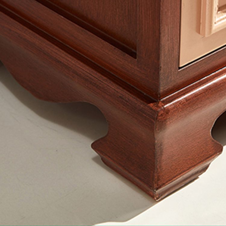 Cassetti multi -stoccaggio classico cassa di legno di stoccaggio per la camera da letto