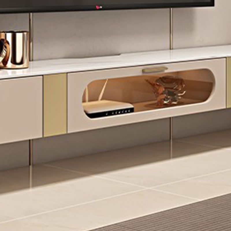 Modern Stone TV Media Console Wall-mounted Stand Console for Living Room Clearhalo 'furn' 'furn_tv_stands_entertainment_centers' 'Furniture' 'Living Room Furniture' 'TV Stands & Entertainment Centers' 'TV Stands & Media Storage Furniture' 'tv_stands_entertainment_centers' 1200x1200_e41f1e39-7def-4a0c-87e9-d35acedb2c19