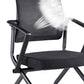 Contemporary Arm Chair Fixed Arms Black with Wheels Office Chair Clearhalo 'furn' 'furn_office_chair' 'Furniture' 'Office Chairs' 'Office Furniture' 'office_chair' 1200x1200_e41fc834-4f10-4656-94ee-f68c3e5e8b98