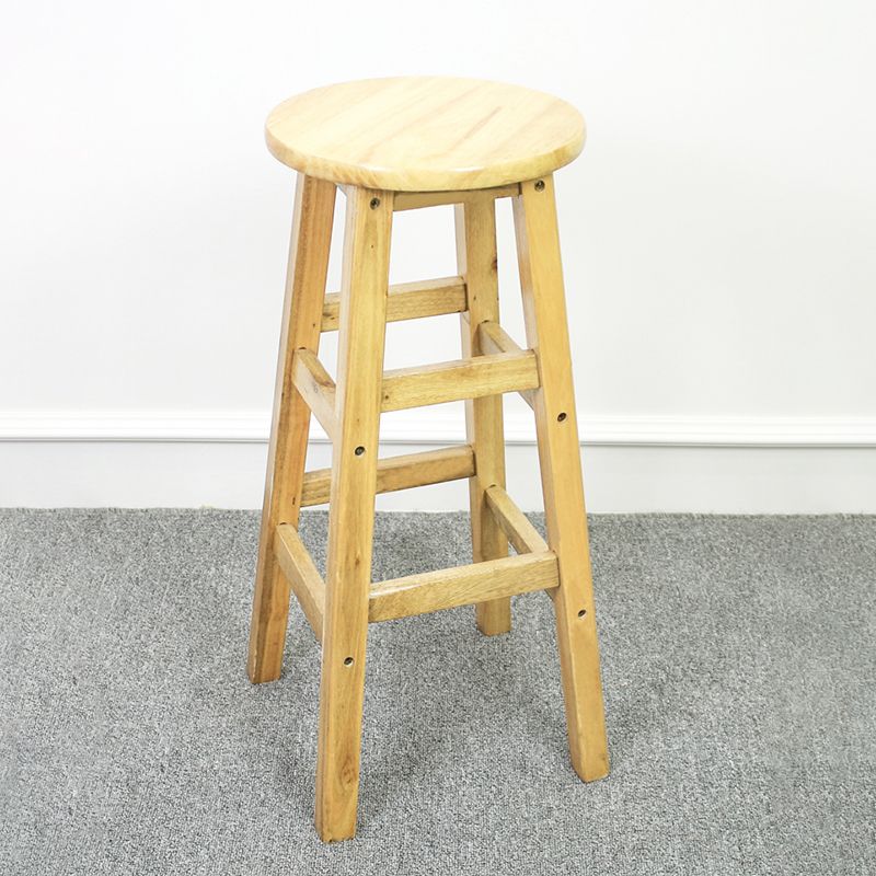 Modern Armless Backless Counter Stool Wood Milk Tea Shop Bar Stool with Wooden Seat Clearhalo 'Bar Furniture' 'Bar Stools' 'bar_stools' 'furn' 'furn_bar_stools' 'furniture_bar_stools' 'Kitchen & Dining Furniture' 'kitchen&dining_furn' 'kitchen' 'kitchen_furn' Furniture' 1200x1200_e41fde14-0f0d-4b3a-9e18-e16ca96b0a1b