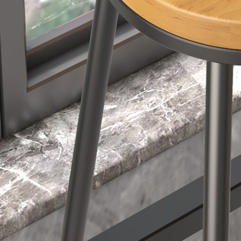 Industrial Rectangle Bar Table Solid Wood Top Bar Table with Trestle Base Clearhalo 'Bar Furniture' 'Bar Tables' 'bar_tables' 'furn' 'furn_bar_tables' 'Furniture' 'Kitchen & Dining Furniture' 1200x1200_e420b191-7cab-46c2-a411-5fad13d2a1bb