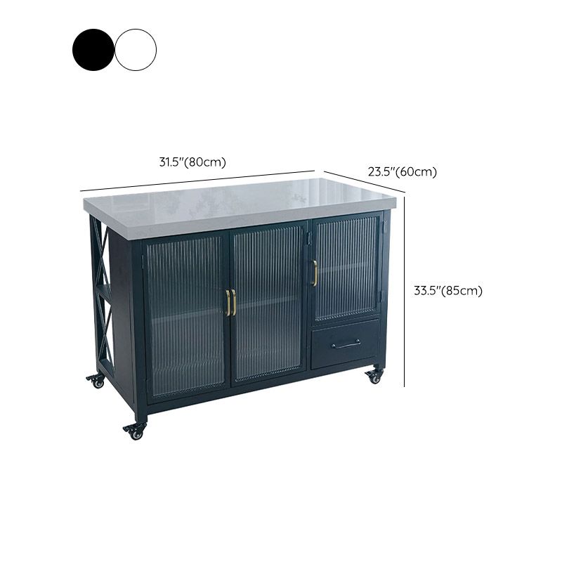 Modern Kitchen Island Table Dining Room Kitchen Island with Storage Cabinet Clearhalo 'furn' 'furn_kitchen_islands_carts' 'Furniture' 'Kitchen & Dining Furniture' 'Kitchen Islands & Carts' 'kitchen_islands_carts' 1200x1200_e4219157-b8a6-4bc5-8d63-928761adf491