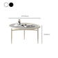 Iron 3 Legs Rectangle Cocktail Table Round Glass Top Coffee Table Clearhalo 'Coffee & Accent Tables' 'Coffee Tables' 'coffee_tables' 'furn' 'furn_coffee_tables' 'Furniture' 'Living Room Furniture' 1200x1200_e422f5ac-b79c-4a8d-9551-b240fa51d471