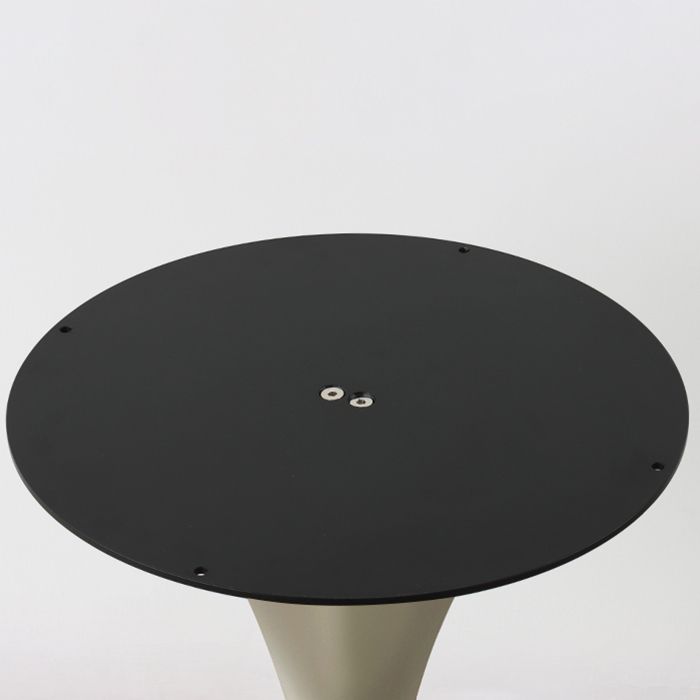 Round Tulip Modern Dining Table White Tone Fixed Table of Sintered Stone Clearhalo ' dining_table' 'Dining Tables & Seating' 'Dining Tables' 'furn' 'furn_dining_table' 'Furniture' 'furniture_dining_table' 'Kitchen & Dining Furniture' 'kitchen&dining_furn' 'kitchen' 'kitchen_dining_table' 1200x1200_e42399ee-2cd1-448c-bc95-0f87925ccb5a