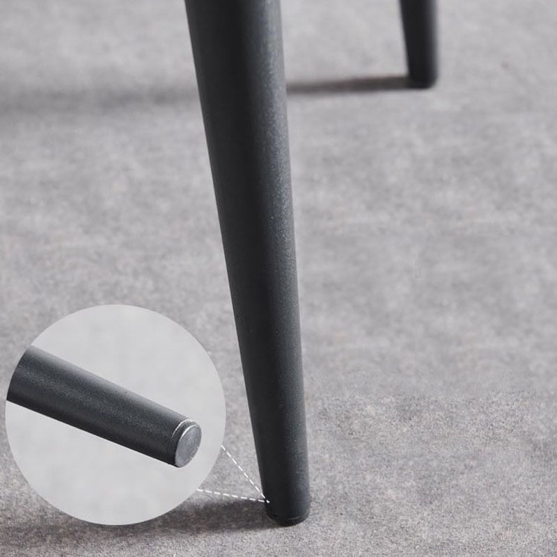 Minimalist Style Wingback Parsons Chair Leather Dining Chairs for Kitchen Clearhalo ' kitchen&dining_furn' 'Dining Chairs' 'Dining Tables & Seating' 'dining_chair' 'furn' 'furn_dining_chair' 'Furniture' 'furniture_dining_chair' 'Kitchen & Dining Furniture' 'kitchen' 1200x1200_e4257644-8c65-4bb9-b123-a1d2232238f9