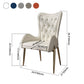 Nordic Style Metal Dining Room Armchairs Wingback Side Chair for Home Use Clearhalo ' kitchen&dining_furn' 'Dining Chairs' 'Dining Tables & Seating' 'dining_chair' 'furn' 'furn_dining_chair' 'Furniture' 'furniture_dining_chair' 'Kitchen & Dining Furniture' 'kitchen' 1200x1200_e4259769-f7cb-4655-af51-f7e2e9edbdab