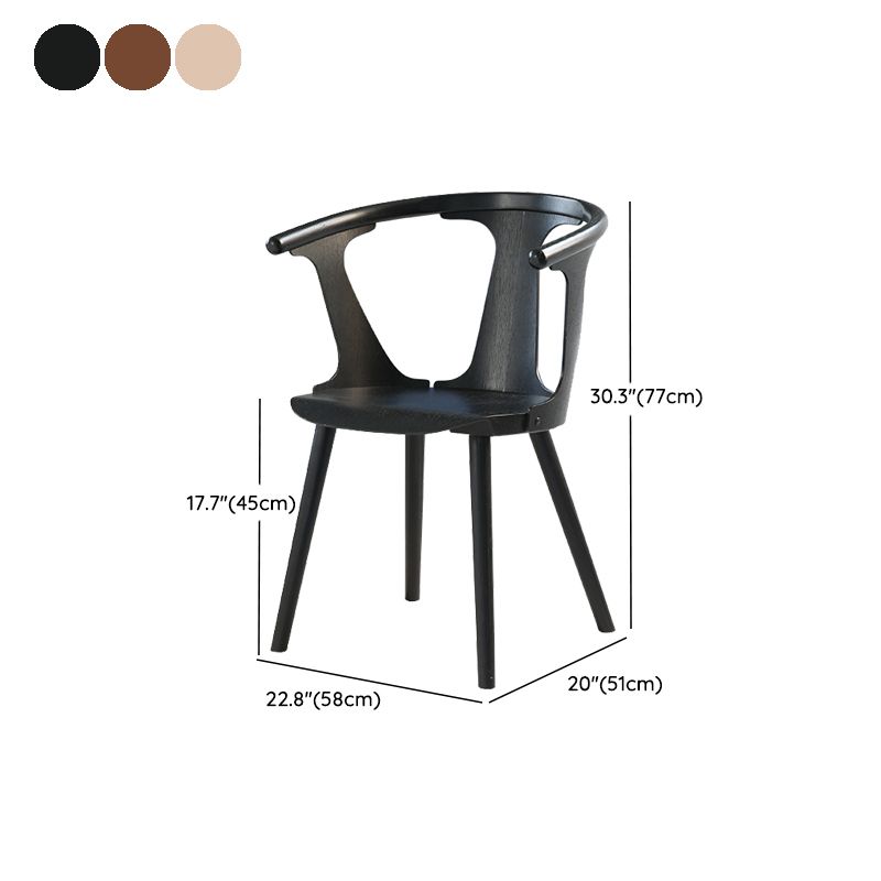 Solid Wood Side Chair Fixed Back Lounge Chair for Living Room Clearhalo 'Accent Chairs' 'accent_chairs' 'Chairs & Seating' 'furn' 'furn_accent_chairs' 'Furniture' 'Living Room Furniture' 1200x1200_e4261b50-531f-4aef-a3b2-8ee05bb97ef8