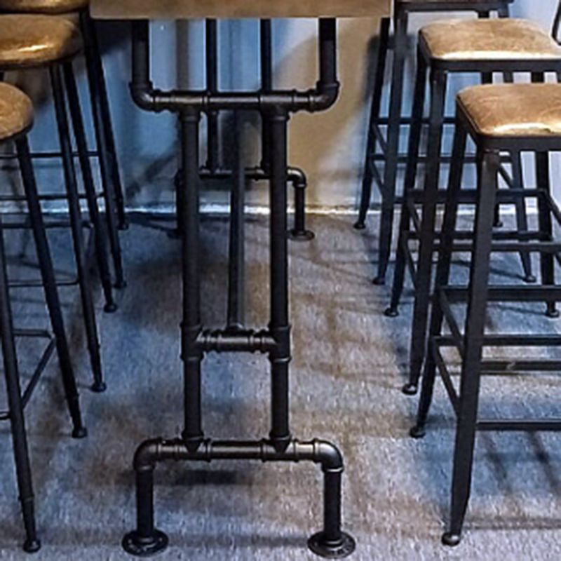 Modern Bar Dining Table Solid Wood Rectangle Bar Table in Brown Clearhalo 'Bar Furniture' 'Bar Tables' 'bar_tables' 'furn' 'furn_bar_tables' 'Furniture' 'Kitchen & Dining Furniture' 1200x1200_e42e5a93-f492-4a45-be6c-64269576c072