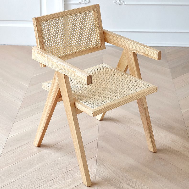 Sillas de estilo tradicional sillas de brazo de cocina de comedor con patas de madera