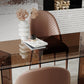 Glass Contemporary Free Form Dining Table Glass Table for Dining Room and Kitchen Clearhalo ' dining_table' 'Dining Tables & Seating' 'Dining Tables' 'furn' 'furn_dining_table' 'Furniture' 'furniture_dining_table' 'Kitchen & Dining Furniture' 'kitchen&dining_furn' 'kitchen' 'kitchen_dining_table' 1200x1200_e4301fef-2c40-4c1c-b1a2-0da7d28f4dd4