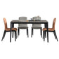 Rectangle 4 Legs Industrial Table Grey Tone Fixed Table of Sintered Stone Clearhalo ' dining_table' 'Dining Tables & Seating' 'Dining Tables' 'furn' 'furn_dining_table' 'Furniture' 'furniture_dining_table' 'Kitchen & Dining Furniture' 'kitchen&dining_furn' 'kitchen' 'kitchen_dining_table' 1200x1200_e43118ae-c075-4599-a3dc-5c774013ab84