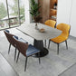 Extendable Round Dining Table Modern Sintered Stone Top Table with Black Pedestal Clearhalo ' dining_table' 'Dining Tables & Seating' 'Dining Tables' 'furn' 'furn_dining_table' 'Furniture' 'furniture_dining_table' 'Kitchen & Dining Furniture' 'kitchen&dining_furn' 'kitchen' 'kitchen_dining_table' 1200x1200_e4311fc7-9d59-46b9-9797-a6f37b0c3fba