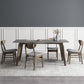 Industrial Style Rectangle Dining Table Sintered Stone Table with Wood Legs Clearhalo 'Dining Tables & Seating' 'Dining Tables' 'dining_table' 'furn' 'furn_dining_table' 'Furniture' 'Kitchen & Dining Furniture' 1200x1200_e43171cd-0a53-4203-9883-376d9b60aa67