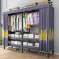 Foldable Freestanding Wardrobe Metal Frame Multifunctional Wardrobe Clearhalo 'Armoires & Wardrobes' 'armoires_wardrobes' 'Bedroom Furniture' 'furn' 'furn_armoires_wardrobes' 'Furniture' 1200x1200_e43176fd-8d84-4b1b-9732-80ef47a869b4