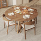 Modern 1/5/7 Pieces Dining Set Round Pine Wood Dining Table for Dining Room Clearhalo 'Dining Room Sets' 'Dining Tables & Seating' 'dining_room_set' 'furn' 'furn_dining_room_set' 'Furniture' 'furniture_dining_room_set' 'Kitchen & Dining Furniture' 1200x1200_e436c48c-0f6e-4045-a53b-f98aa87cc104
