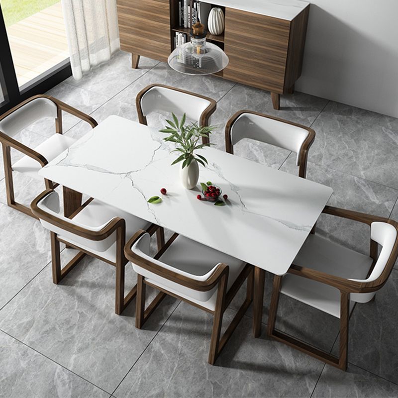 Scandinavian Style Upholstered Side Chairs Open Back Dining Side Chair for Home Use Clearhalo ' kitchen&dining_furn' 'Dining Chairs' 'Dining Tables & Seating' 'dining_chair' 'furn' 'furn_dining_chair' 'Furniture' 'furniture_dining_chair' 'Kitchen & Dining Furniture' 'kitchen' 1200x1200_e43713b0-2ed9-4fb3-9d0b-37e0d4f8871e
