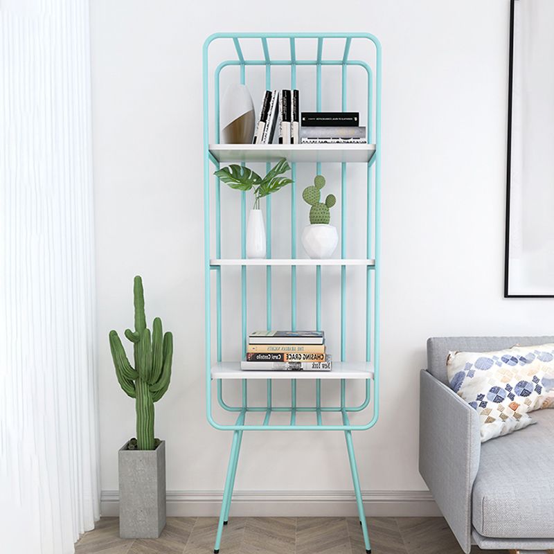 Glam Metal boekenplank geometrische plank boekenkast voor studieruimte 70.9 "H x 11.8" W