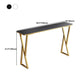 Modern Sintered Stone Bar Table Gold and Metal Base Dining Table Clearhalo 'Bar Furniture' 'Bar Tables' 'bar_tables' 'furn' 'furn_bar_tables' 'Furniture' 'Kitchen & Dining Furniture' 1200x1200_e43d14e9-a6e3-45e1-870b-bf658cb573fe