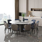 Round Pedestal Home Furniture Simple Style Marble Dining Room Collection with Turntable Clearhalo ' dining_table' 'Dining Tables & Seating' 'Dining Tables' 'furn' 'furn_dining_table' 'Furniture' 'furniture_dining_table' 'Kitchen & Dining Furniture' 'kitchen&dining_furn' 'kitchen' 'kitchen_dining_table' 1200x1200_e43d6464-0117-474a-b0bd-9dacbe6c2987