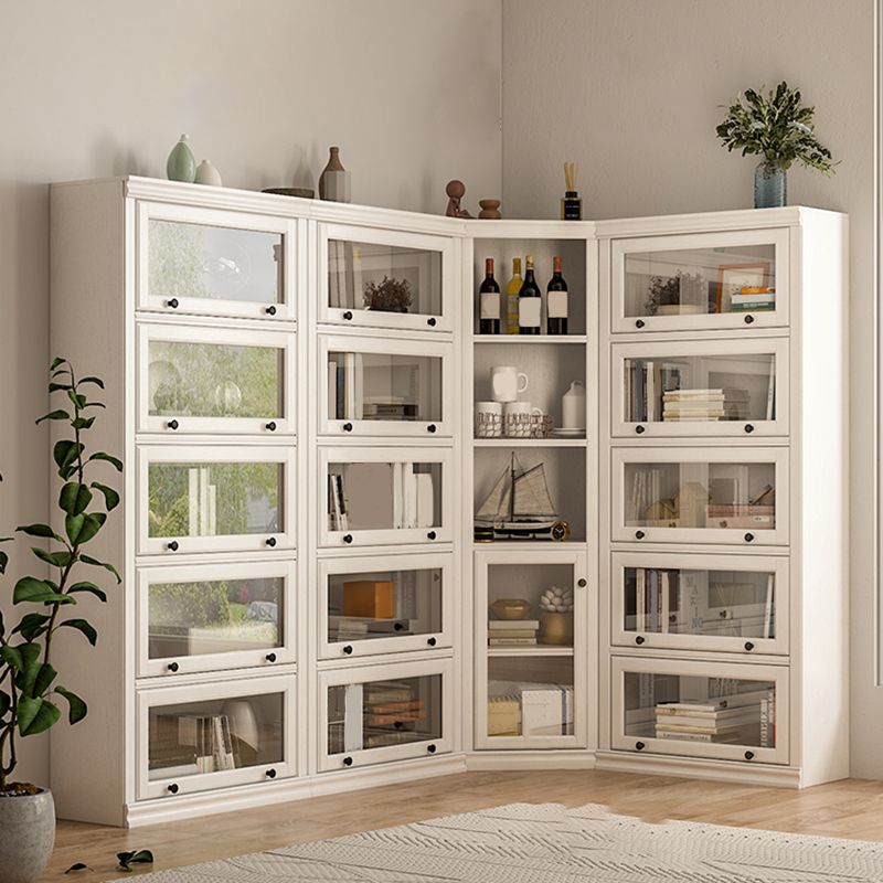 Libreria contemporanea di scaffali in legno con scaffale standard