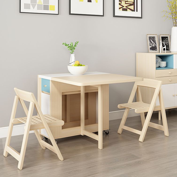 Mid-Century Dining Table Rectangle Wooden Dining Table with Trestle Base Clearhalo 'Dining Tables & Seating' 'Dining Tables' 'dining_table' 'furn' 'furn_dining_table' 'Furniture' 'furniture_dining_table' 'Kitchen & Dining Furniture' 'kitchen' 'kitchen_dining_table' 1200x1200_e4424c86-1f10-4b88-b729-f6ef106583cd